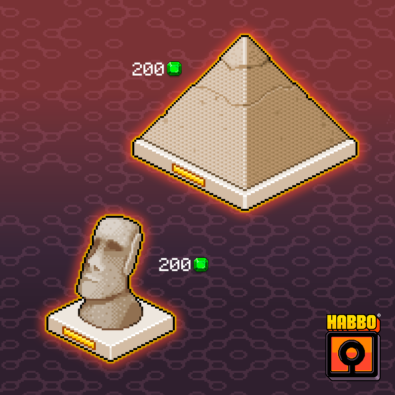{NFT} Mini Piramide e Mini Statua Moai!